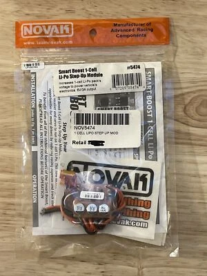 Novak 5474 Smart Boost 1 Cell Li-Po Step Up Module RC10 Losi Team Associated - Image 1 of 4
