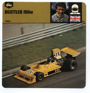 Mike Beuttler - Rennfahrer Edito Service SA Auto Rallye Karte - Bild 1 von 1