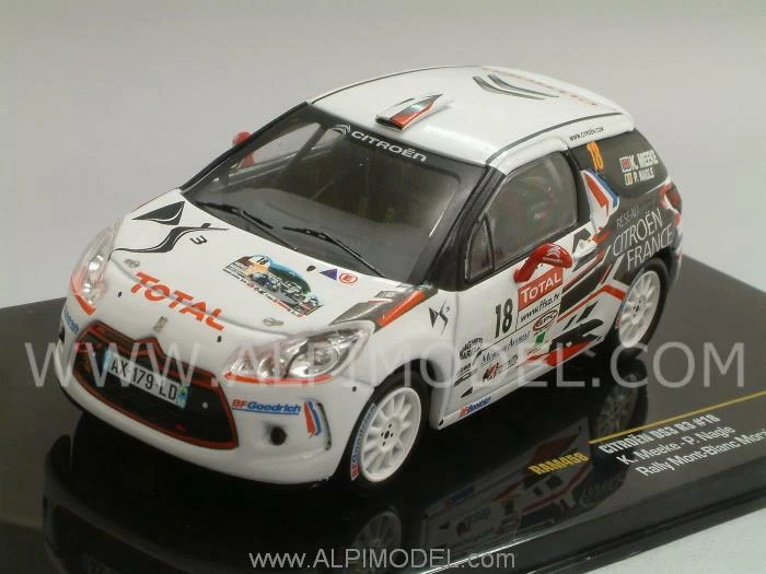 Citroen DS3 R3 Rally Mont-Blanc Morzine 2010 Meeke-Nagle 1:43 IXO RAM458 - Immagine 1 di 1