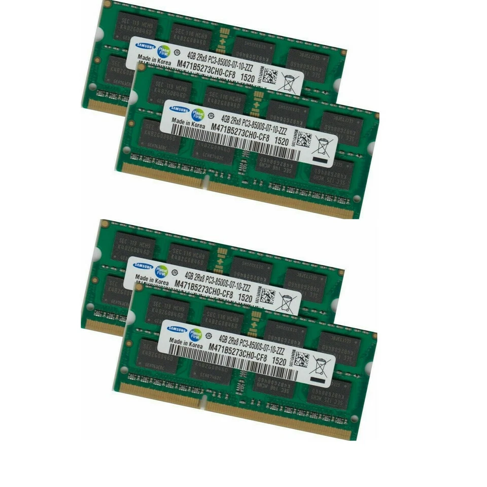 4x 4GB 16GB Samsung DDR3 RAM 1066 MHZ IMAC 10,1 11,1 2009 2010 Apple 1067 - Image 1 of 1