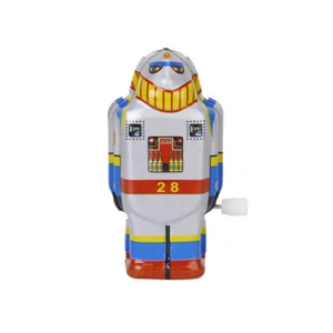 Vintage Tin Toy Wind Up Robot Toys Clasic Clockwork Toy Kids Present MS 493 - Picture 1 of 5