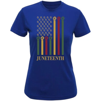 Juneteenth Flag Ladies T Shirt,Black History Month Tee,African American Pride - Image 1 of 2
