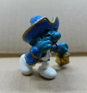 Raro Puffo Schleich Peyo 1984 - Paul Revere - Completo & Originale - Picture 1 of 4