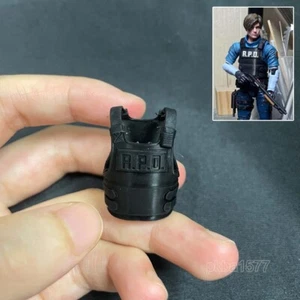 Unbemalte schwarze 1/18 Body Armor Modell Weste Weste Modell für 3,75" Figur - Bild 1 von 5