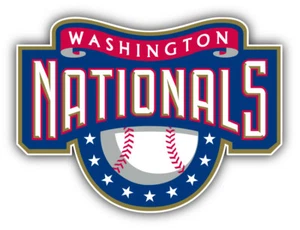 Washington Nationals MLB Baseball Combo Car Bumper Sticker - 3'', 5'' or 6'' - Imagen 1 de 1