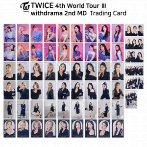 TWICE 4th World Tour III withdrama 2nd MD Official Trading Card Photocard KPOP 