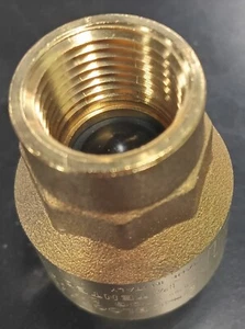 Bonomi 1/2" Check Valve 100002 EUROBLOCK In-line spring loaded leaded version. - Picture 1 of 4