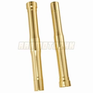 Front Fork Outer Tubes Black Gold Pipes For Honda CBR600RR 2007-2012 2011 Gold - Foto 1 di 5