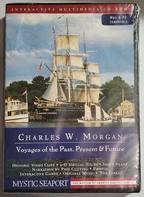 Charles W Morgan Voyages of the Past/Present/Future CD-ROM Mystic Seaport SEALED - Image 1 of 3