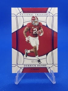 🔵 2022 National Treasures Collegiate DERRICK HENRY Century Blue #'d/75 Alabama - Picture 1 of 2