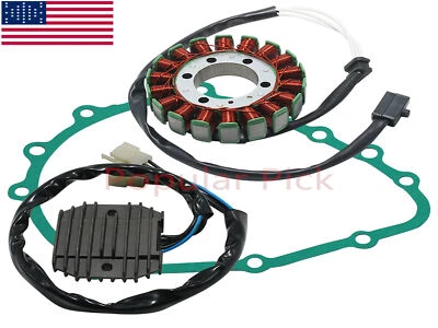 Estator + regulador rectificador + junta para Kawasaki ZX636 Ninja ZX-6R ZX636D6F Foto 1 de 4