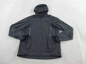 Lululemon Jacket Mens Extra Large Black Hooded Magnetic Pockets Full Zip Track - Picture 1 of 8