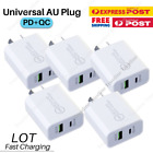 Usb Type-c Wall Adapter 20w Pd Fast Charger Au For Iphone 15 14 13 12 X Ipad Lot