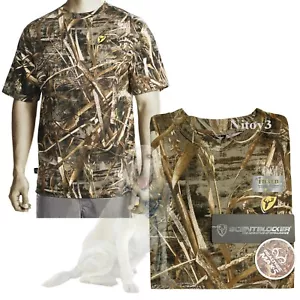 ScentBlocker S3 Fused Hunting Cotton Camo Short Sleeve T-Shirt Men Large: 42-44 - Picture 1 of 1