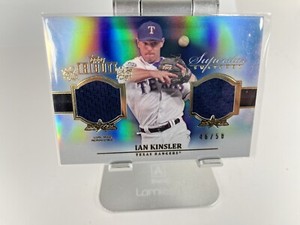 2013 Topps Tribute-Superstar Swatches Relics Blue #SS-IK Ian Kinsler 46/50 Texas