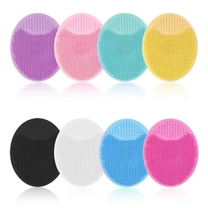 Facial Cleansing Silicone Brush Skin Blackhead Pore Cleansing Brush Pad Scrub - Picture 1 of 35
