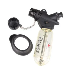Butane Gas Jet Flame Lighter Mini Blow Torch Camping BBQ Baking Sushi - Picture 1 of 11
