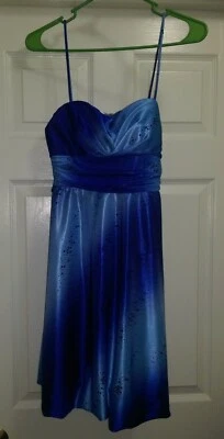 Vestido Jump Apparel Juniors para mujer talla 3/4 púrpura azulado Foto 1 de 3