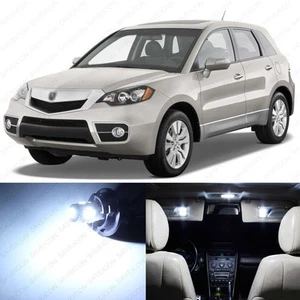 10 x White LED Interior Lights Package For 2007 - 2012 Acura RDX + PRY TOOL - Picture 1 of 8