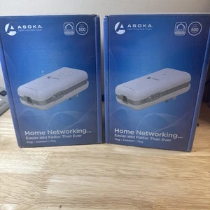 LOTE DE 2 PIEZAS/NUEVO ASOKA Ethernet PlugLink PL9677-B1 PlugLink Pass-through-500 SELLADO - Imagen 1 de 3