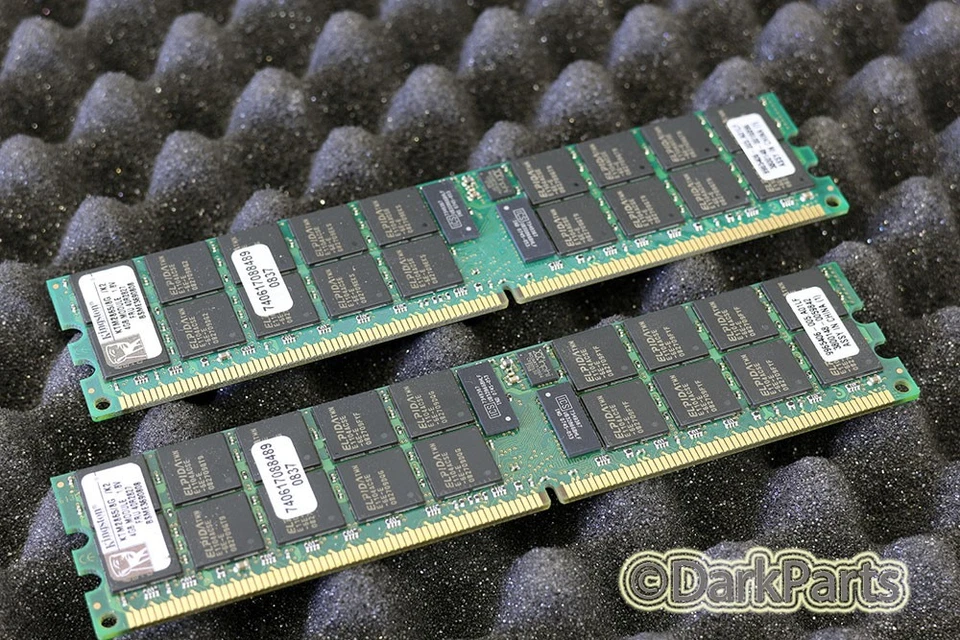 Kingston KTM2865/8G 8GB Kit of 2x4GB Server Memory RAM IBM HS20 FRU 40R2827 - Image 1 of 1