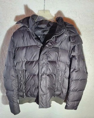 Marc New York Andrew Marc Men's Heavy Puffer Jacket Size XL Gray Hooded - Image 1 of 4
