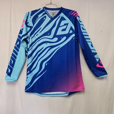 Answer Racing ANSR Syncron Off-Road Bike Jersey Cyan/Blue/Pink Medium DISPLAY Foto 1 de 2