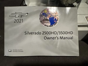 2021 Chevrolet Silverado 2500HD, 3500HD Owner's Owners Glovebox Manual Bundle - Picture 1 of 10
