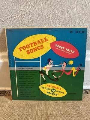 Percy Faith College Football Songs 10" LP Columbia Records Alabama Texas Notre D - Image 1 of 3