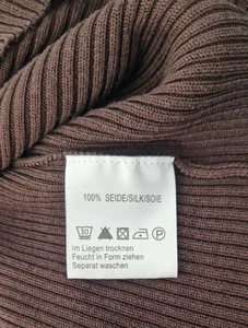 MADELEINE 36 38 S M SHIRT JÄCKCHEN BROWN SCHOKO 100% SEIDE TOPZUSTAND - Bild 1 von 12