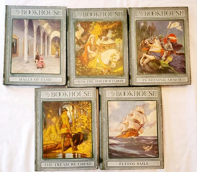 MY BOOK HOUSE Children's Books Volumes 8 - 12 By Olive Beaupré Miller hardcovers - Image 1 of 4