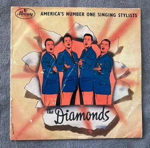 The Diamonds Americas Number One Singing Stylists 10” Vinyl LP 1957 VG Free P&P - Picture 1 of 4
