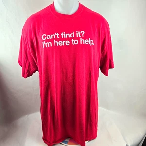 Target Employe Uniform T Shirt Mens 2XL Red Target Can't Find it? Work - Picture 1 of 8