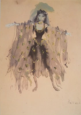 Christian Berard: Gypsy, Sleeping Beauty, Lithograph and Stencil Signed - Image 1 of 4