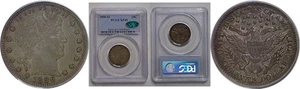 1896-O 25C Barber Quarter PCGS XF-45 CAC - Picture 1 of 3