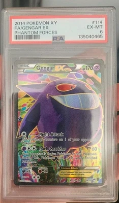 Gengar EX (114 Full Art) 114/119 XY - Phantom Forces Holo - Image 1 of 2