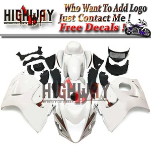 White Pearl Fairings For Suzuki GSXR1300 Hayabusa 2008 - 2014 ABS Fairing Kits f - Picture 1 of 6