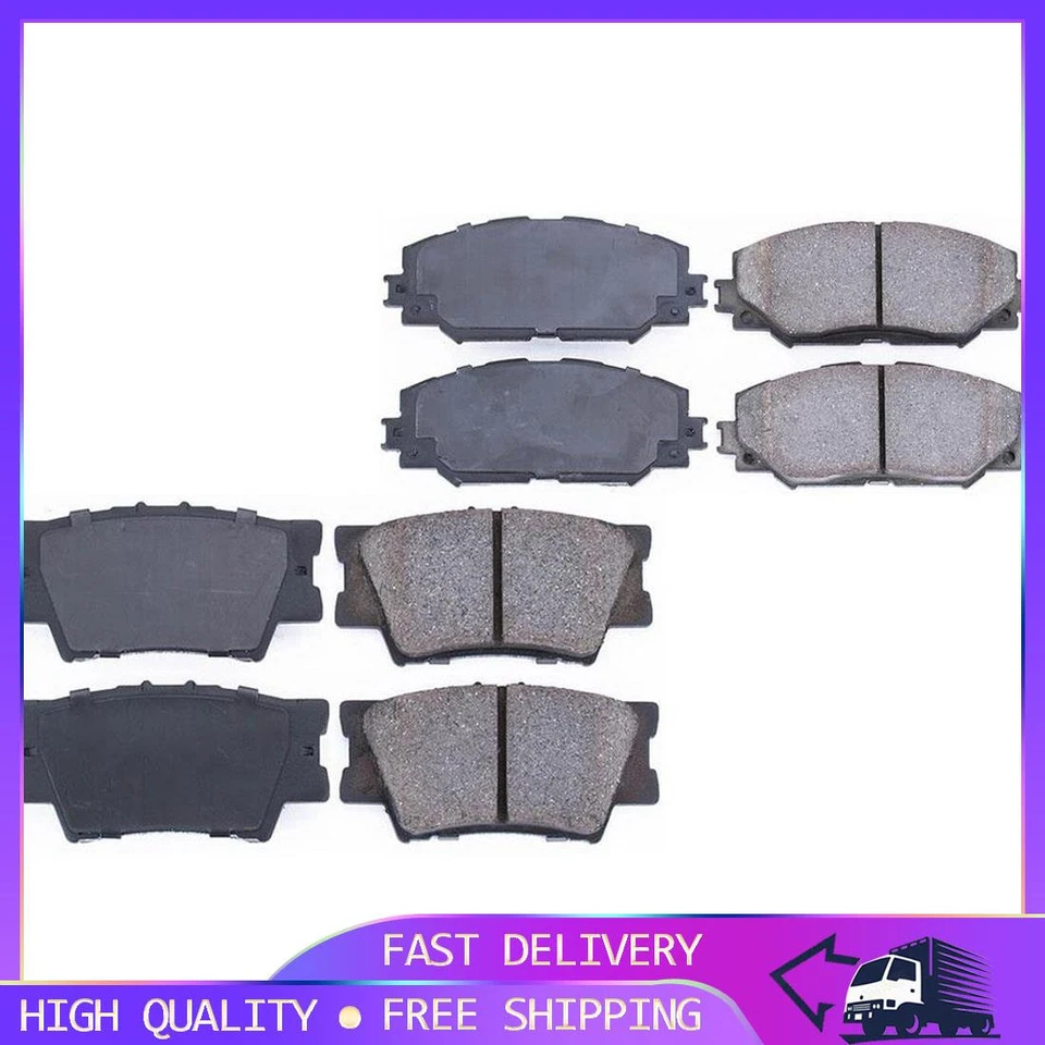 Pastilhas de freio compatíveis com Toyota RAV4 2.5L 2006 2007 - Imagem 1 de 1