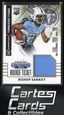 Bishop Sankey 2014 Panini Contenders #RTS-34 Rookie Ticket Swatches Titans - Image 1 of 2