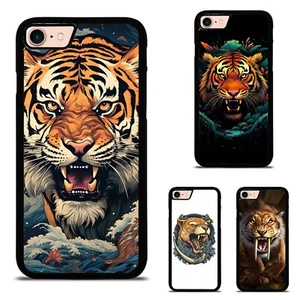sabertooth abstract predator Phone Case For iPhone SE4 16e 14 15 16 Plus Pro Max - Picture 1 of 25