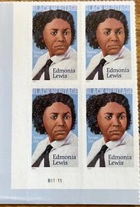 Scott #5663 Plate Block of 4 Edmonia Lewis Forever Stamps MNH 2022 - Picture 1 of 1