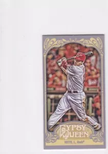 JOEY VOTTO Cincinnati Reds Baseball 2012 Topps Gypsy Queen STRAIGHT CUT BACK LE! - Picture 1 of 2