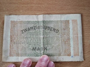 20000 Mark Reichsbanknote 20. Februar 1923 Berlin - Bild 1 von 4