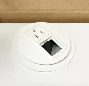 Byrne Power Data Center Nodo Bianco 2 Uscite Filo Rigido #9801 - Foto 1 di 5