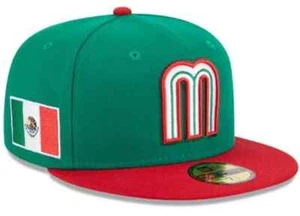 New Era 2023 MEXICO World Baseball Classic Fitted Hat New Era 59FIFTY WBC Green - Picture 1 of 14