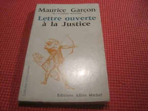 Maurice GARCON: Lettre ouverte à la justice - Imagen 1 de 1