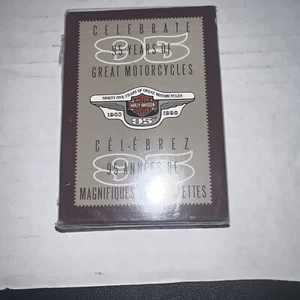 Carte da gioco Harley-Davidson 1998 95 anni anniversario 467-R nuove con scatola sigillate - Foto 1 di 5