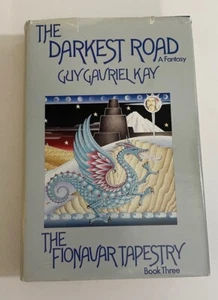 The Darkest Road Fionvar Wandteppich Buch 3 Guy Gavriel Kay 1986 Buchclub Ed HC - Bild 1 von 24