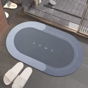 Non Slip Bath Mat Super Absorbent Kitchen Bathroom Shower Rug Quick Dry 40*60cm - Picture 1 of 23