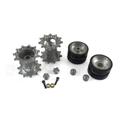 Mato 1/16 American M1A2 RC Tank Abrams Metal Sprockets Bearings Idlers - Image 1 of 3